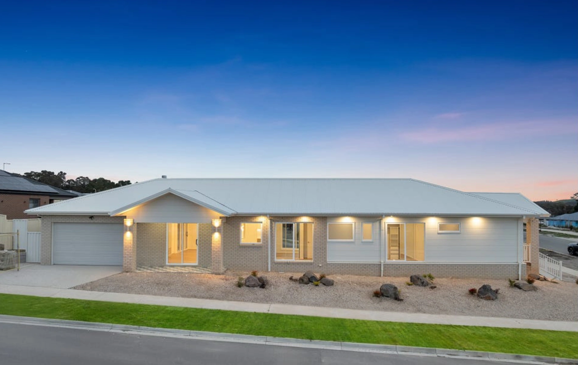 Front view of a home in Australia