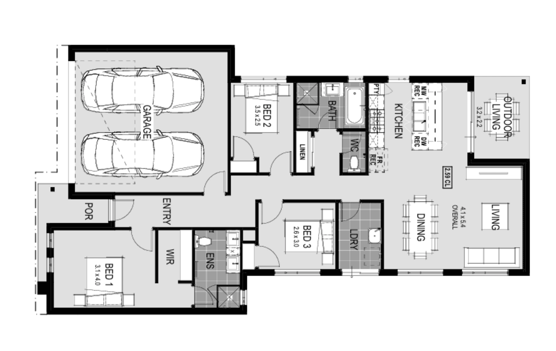 Kilmore VIC floor plan